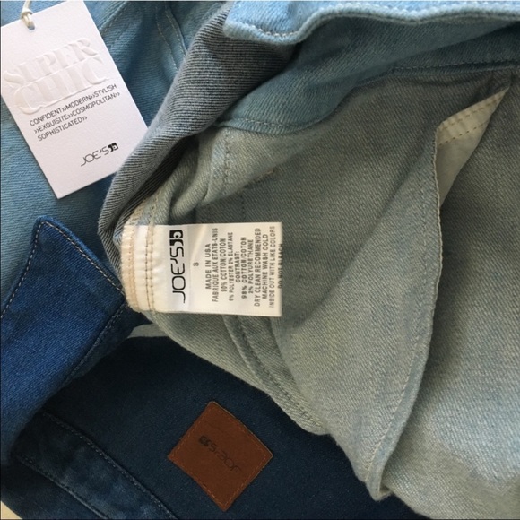 🇺🇸 JOE’S JEANS DENIM SHIRT JACKET stretch cotton - Picture 4 of 6